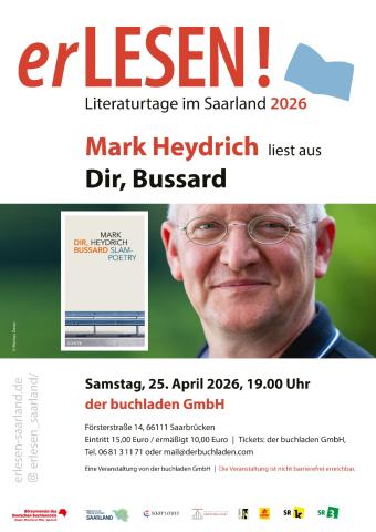 Plakat erLESEN 2026 Mark Heydrich